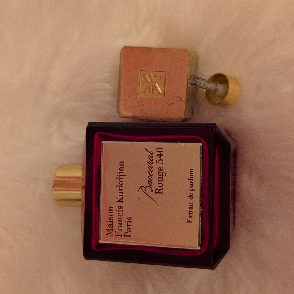 Maison Francis Kurkdjian Paris Baccarat Rouge 540 empty bottle.